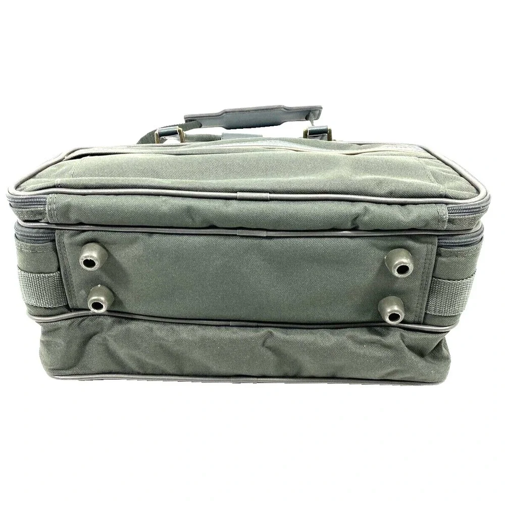 American Tourister Carry On Soft Side Overnight Luggage Tote Olive Color w/Strap